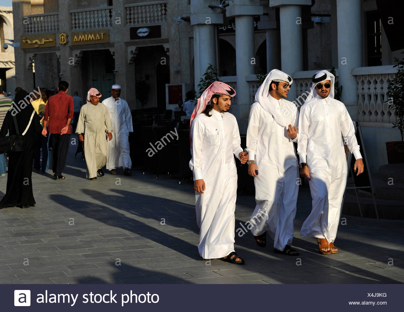 images Ghutrah Baby https www alamy com qatari with ghutrah headdress strolling in the souq al waqif oldest souq or bazaar of doha qatar persian gulf middle east image278227252 html