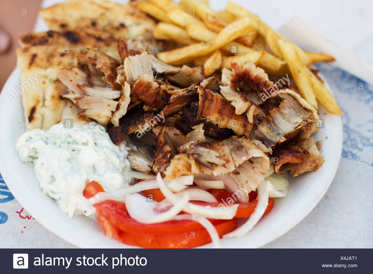 Greek Fast Food Stock Photo: 278228161 - Alamy