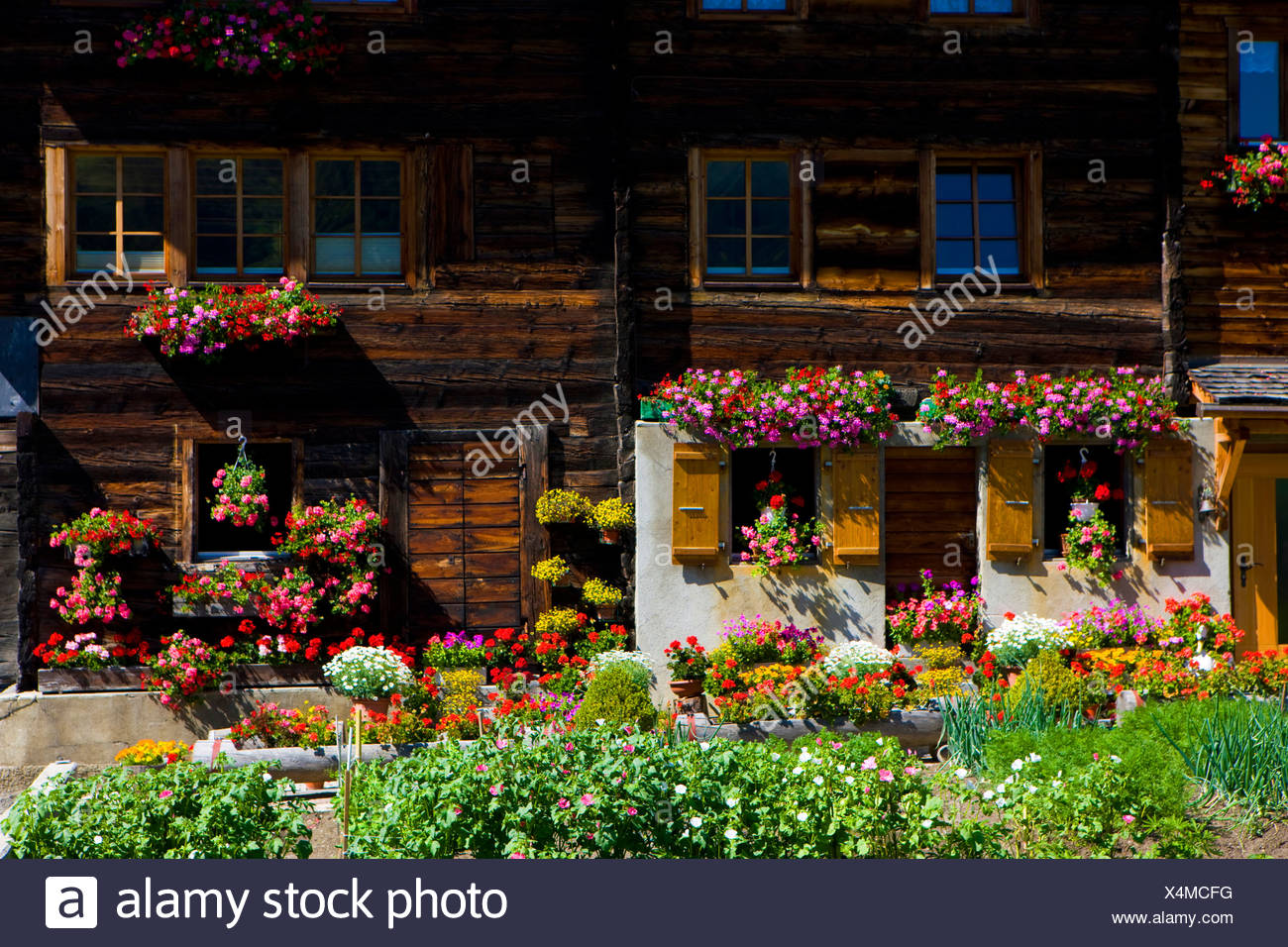 Geschinen, Switzerland, Europe, canton Valais, house, home