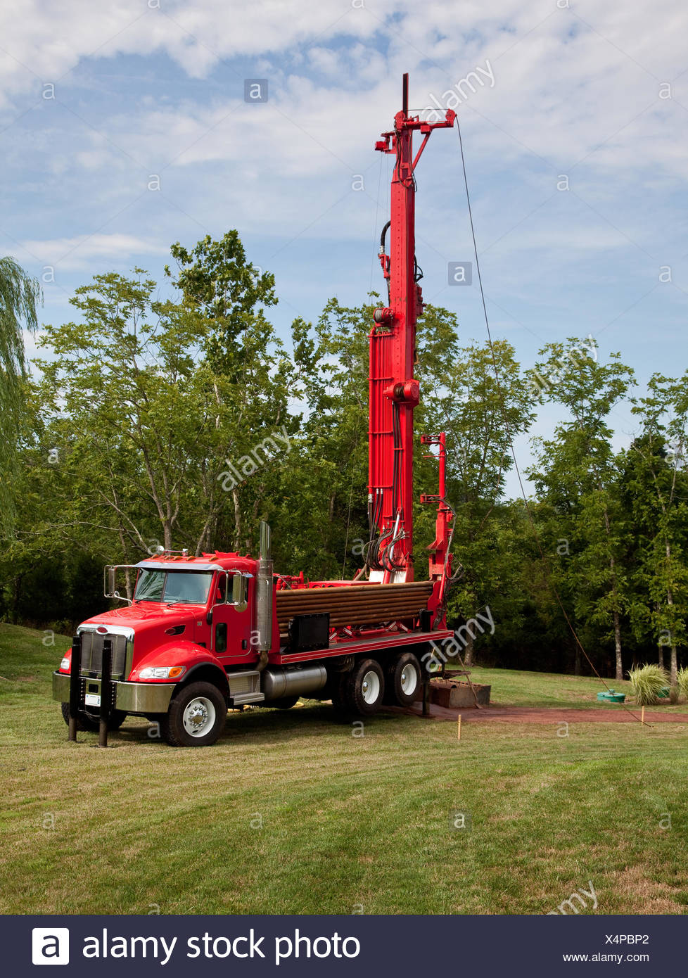 Drilling Well In Yard Stock Photo 278316698 Alamy