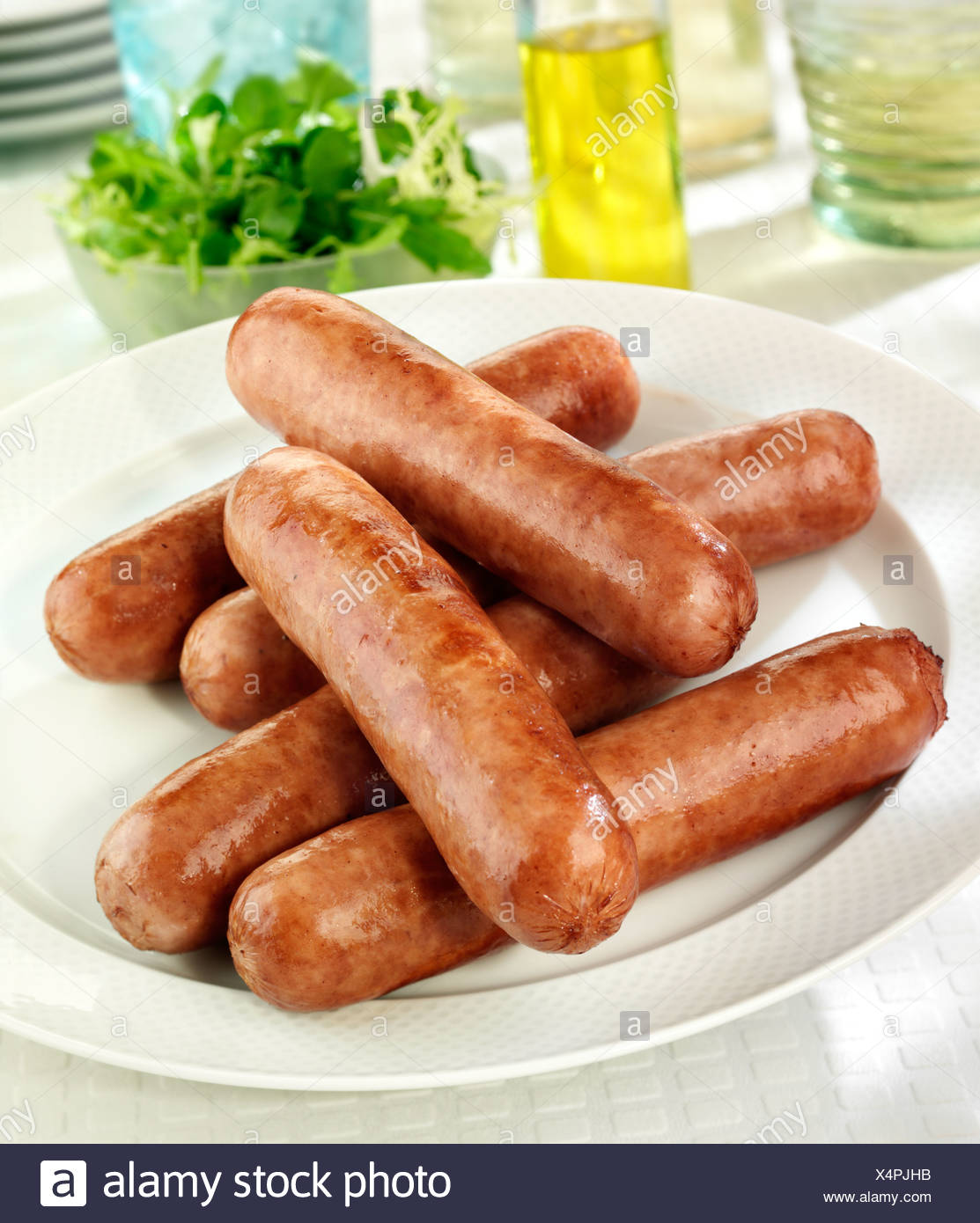 Sausages Plate High Resolution Stock Photography and Images Alamy