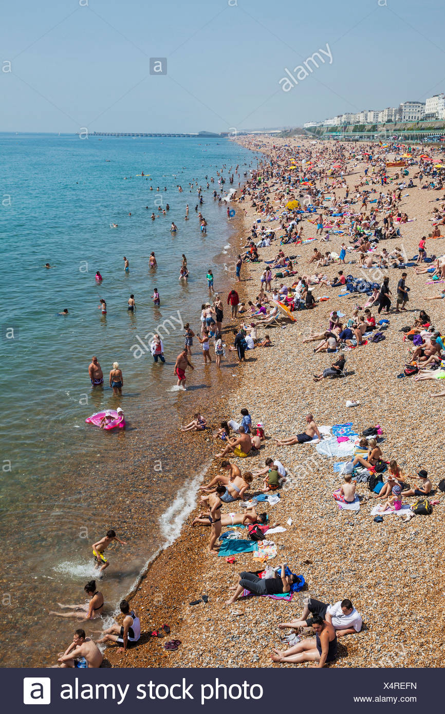 Uk United Kingdom Europe Great Britain Britain England East Sussex Sussex Brighton Brighton Beach Beach Beaches English Beaches Stock Photo Alamy