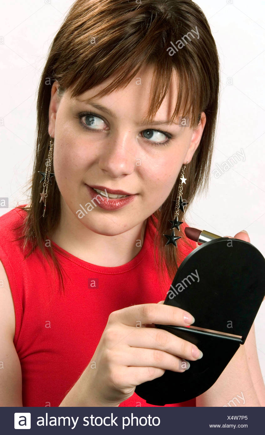 Female Shoulder Length Brunette Hair Wearing Long Earrings Silver