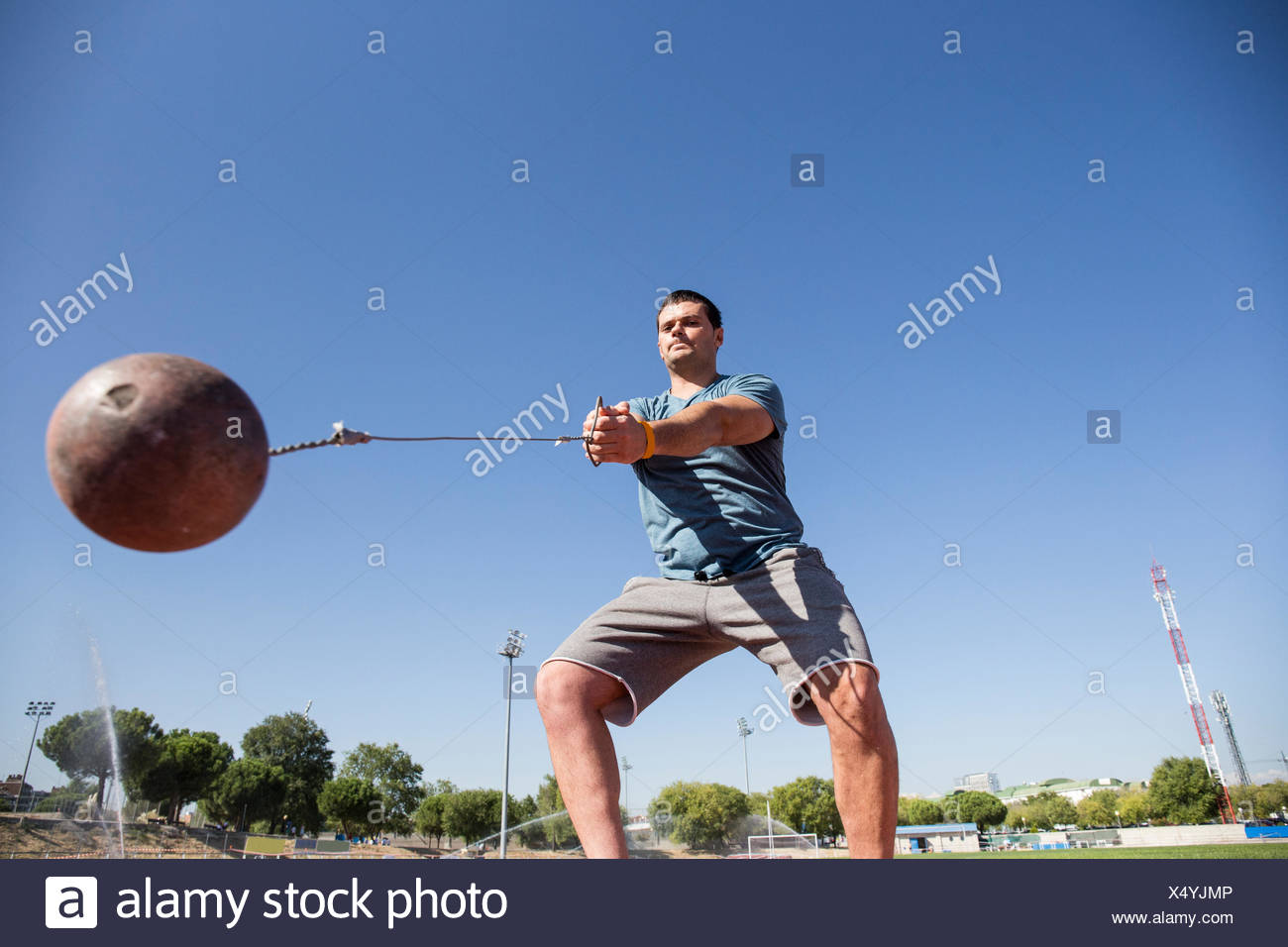 Athlete Hammer Throw Stock Photos & Athlete Hammer Throw Stock Images