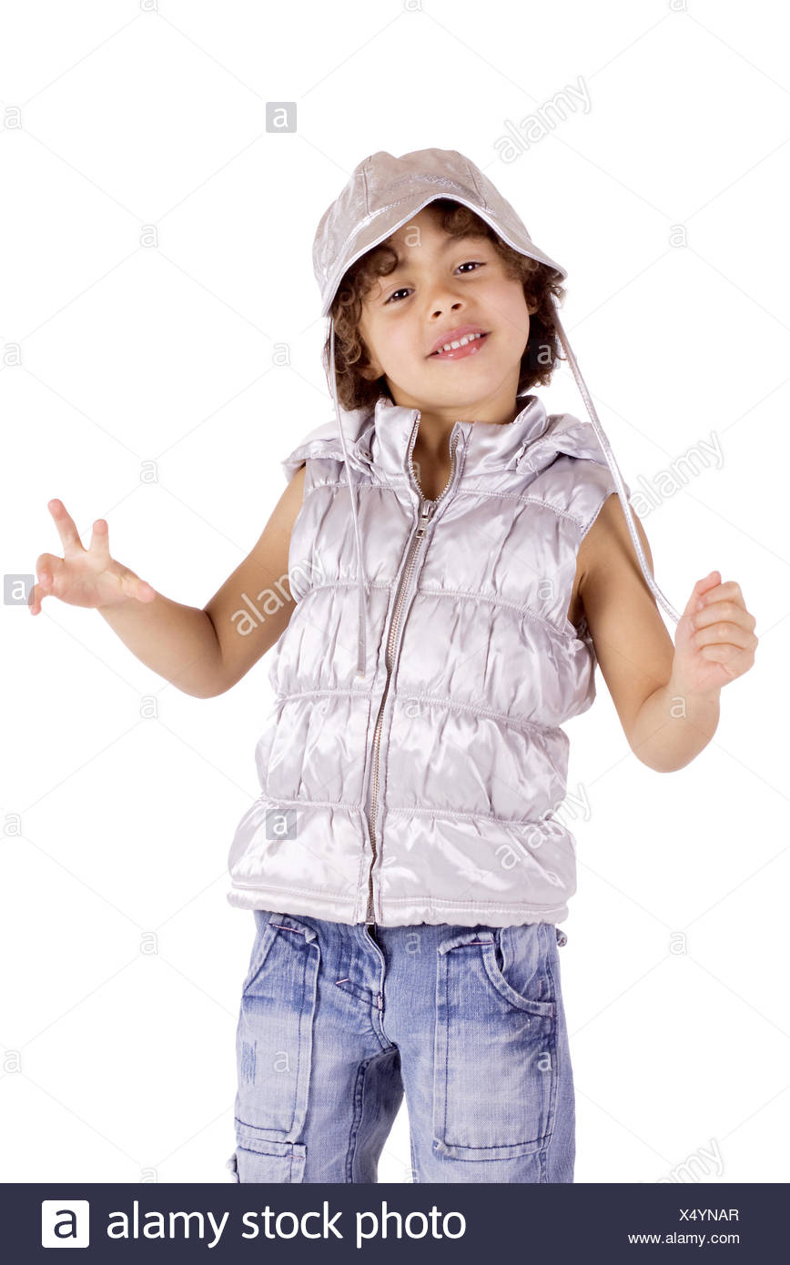 Boyish Girl Cut Out Stock Images Pictures Alamy