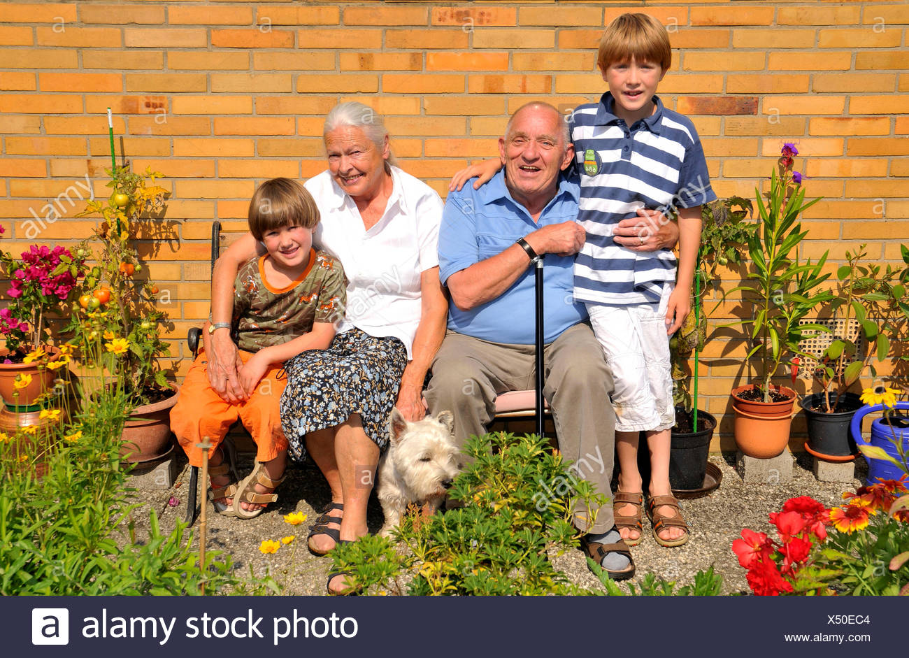 In The Garden At Granddads