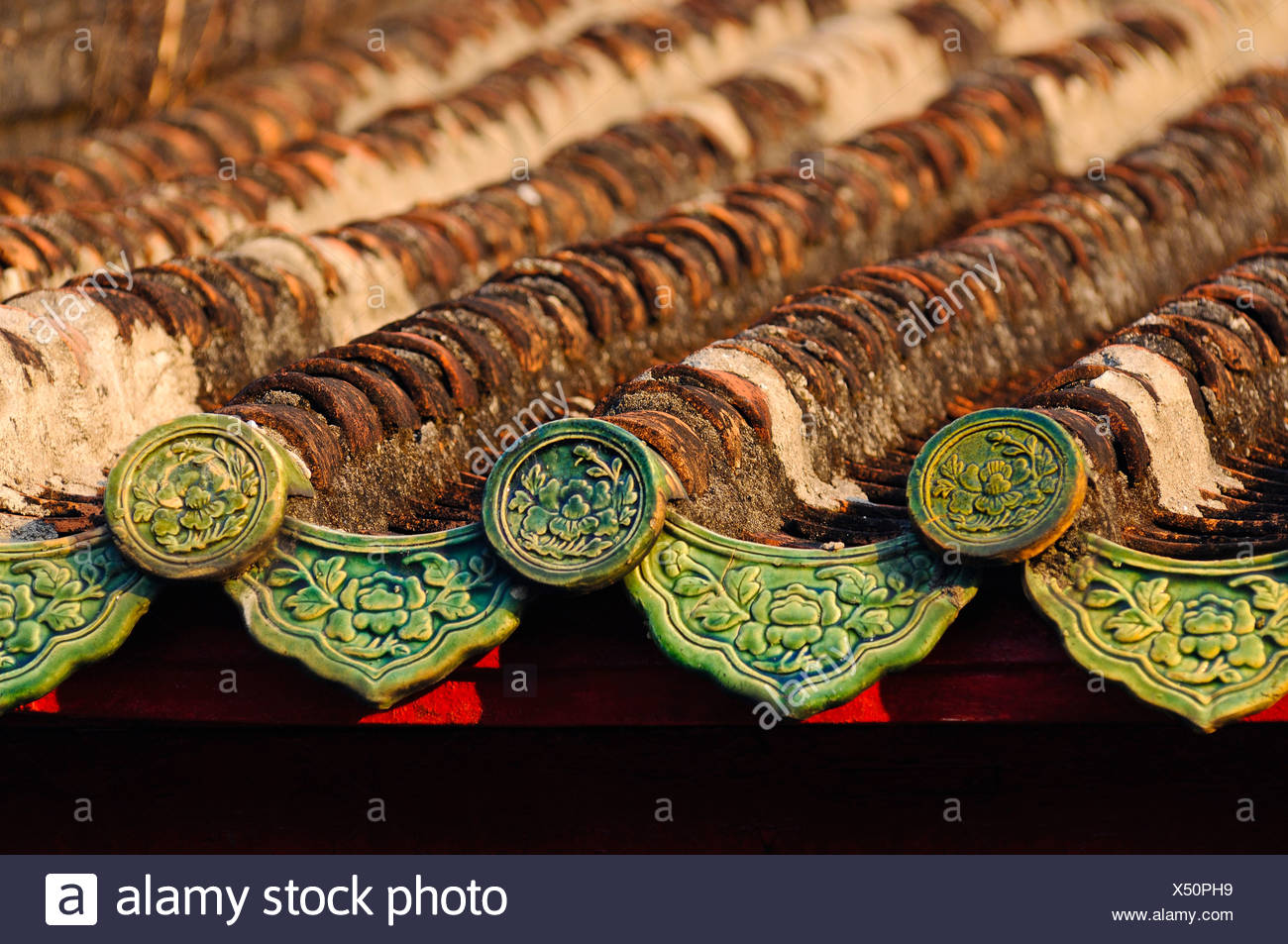 shingles hoi typical vietnam southeast ceramic roof asia alamy