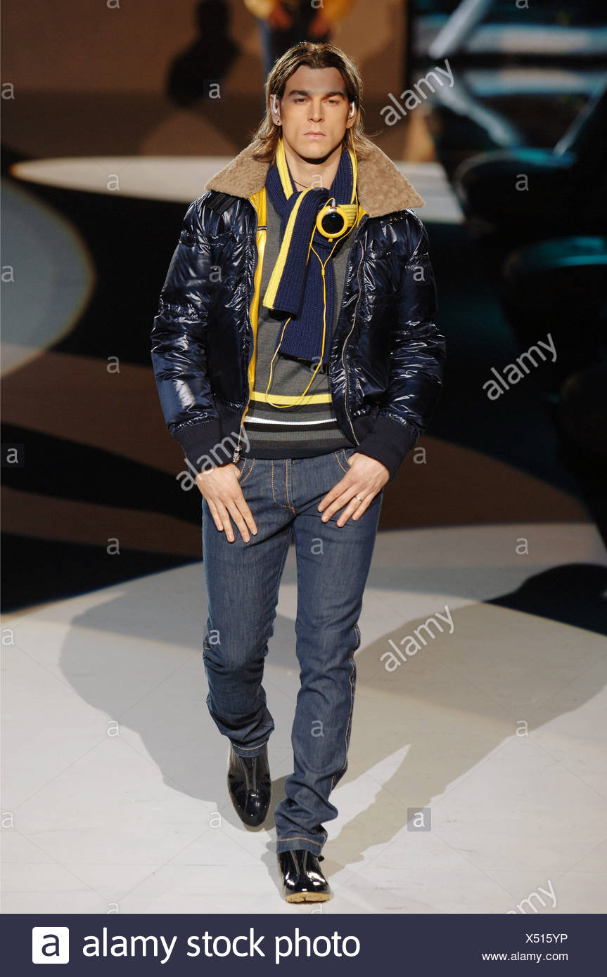Bikkem Bergs Menswear Milan A W Blonde Male Model Long Hair