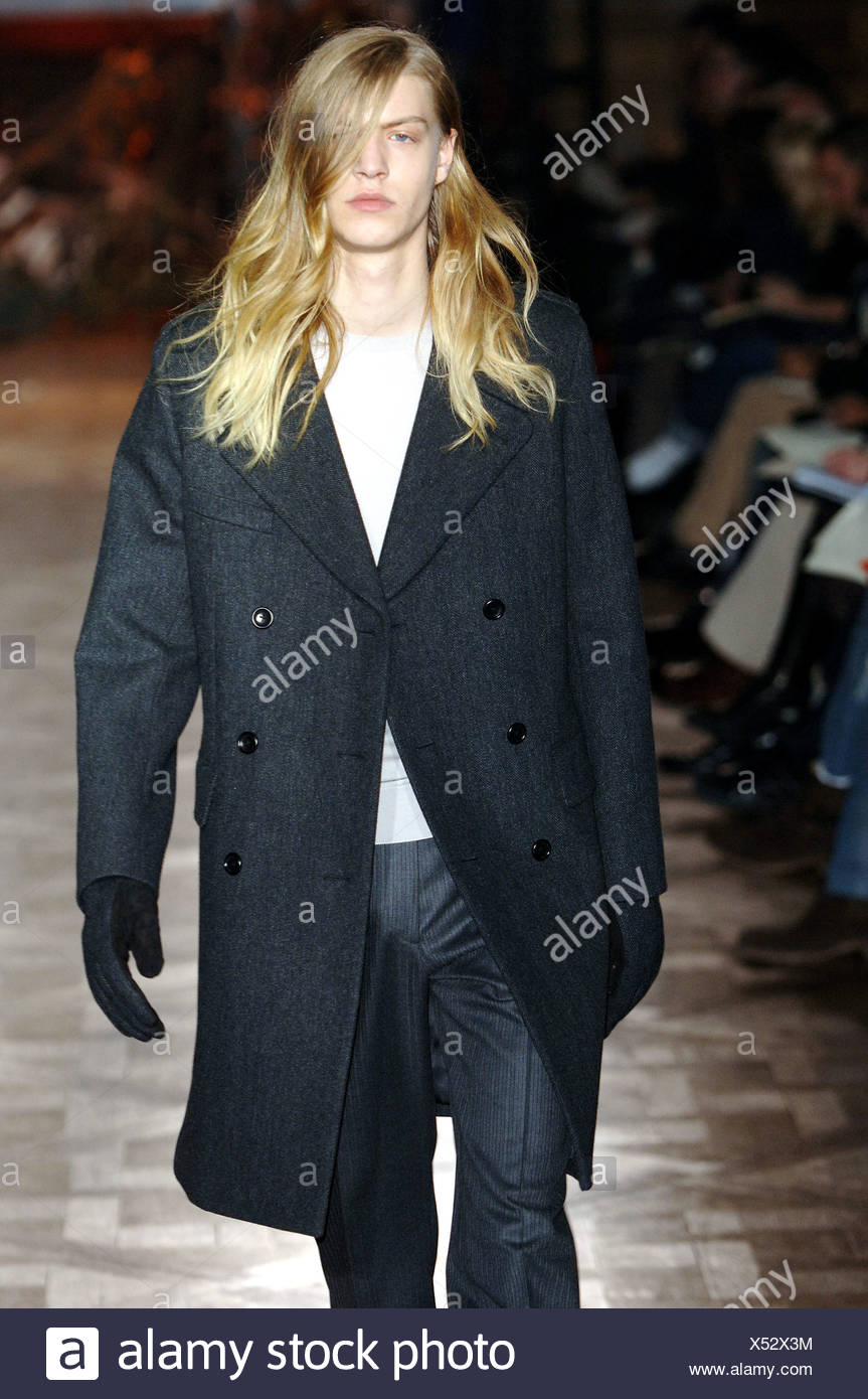 Gieves Ready To Wear Menswear Paris A W Blonde Male Model Very