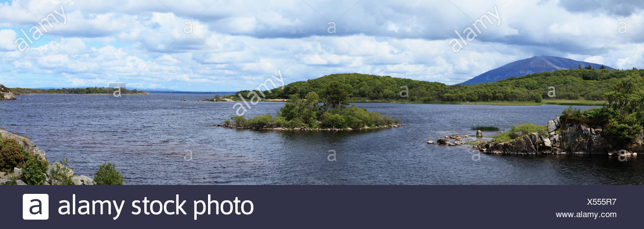 Lough Conn Pontoon County Mayo Ireland Stock Photo Alamy