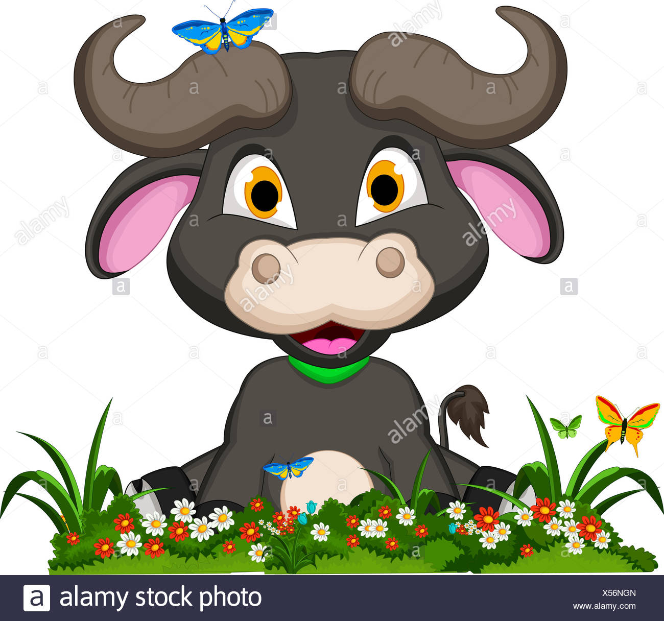 Cartoon Buffalo High Resolution Stock Photography and Images - Alamy