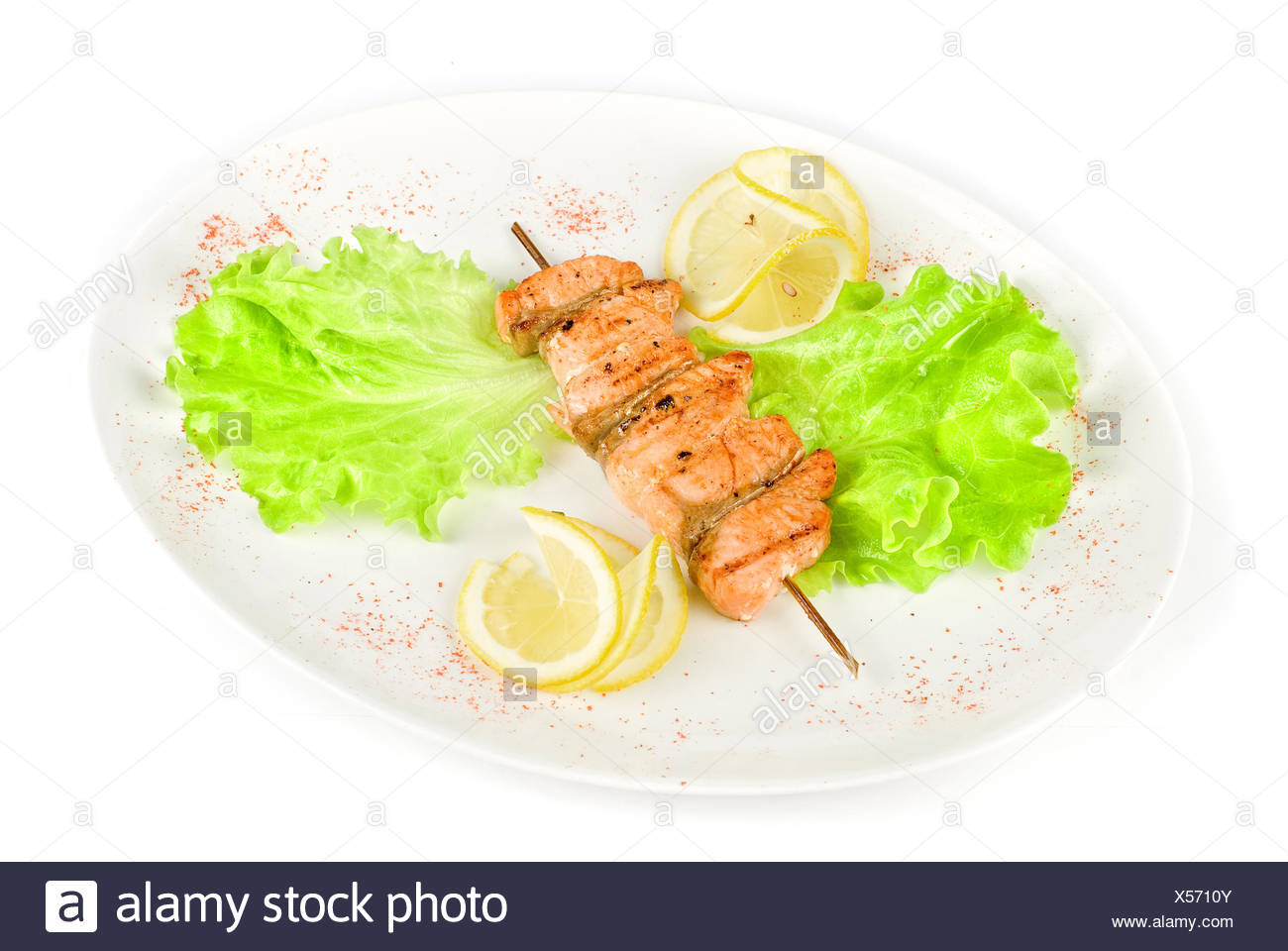 Food Aliment Isolated Green Asia Refreshment Hot Angle Fish Heat