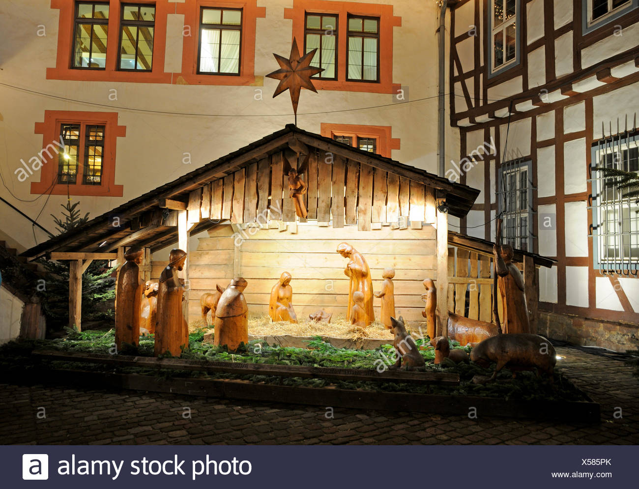 Weihnachtskrippe High Resolution Stock Photography And Images Alamy