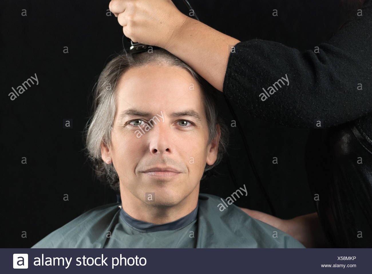 Man Bald Shaved Head Expression Stock Photos Man Bald Shaved