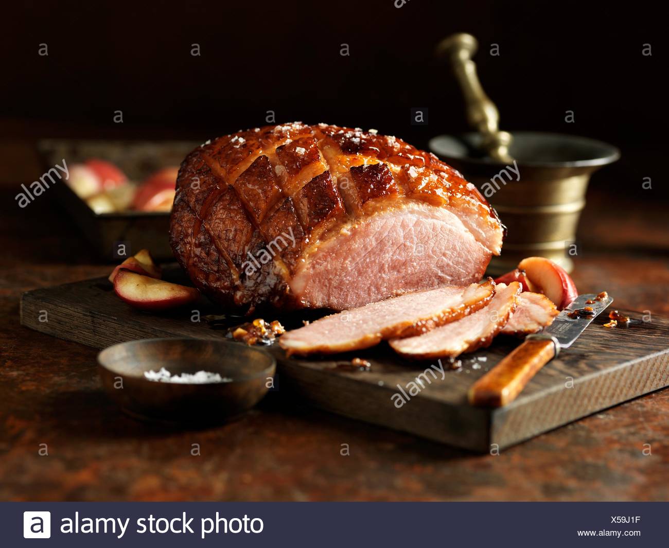 Gammon Roast Dinner High Resolution Stock Photography and Images Alamy