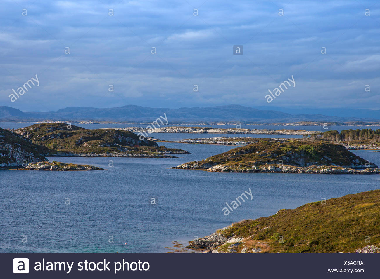 Fjord Landscape Of Hitra Island Norway Hitra Stock Photo Alamy
