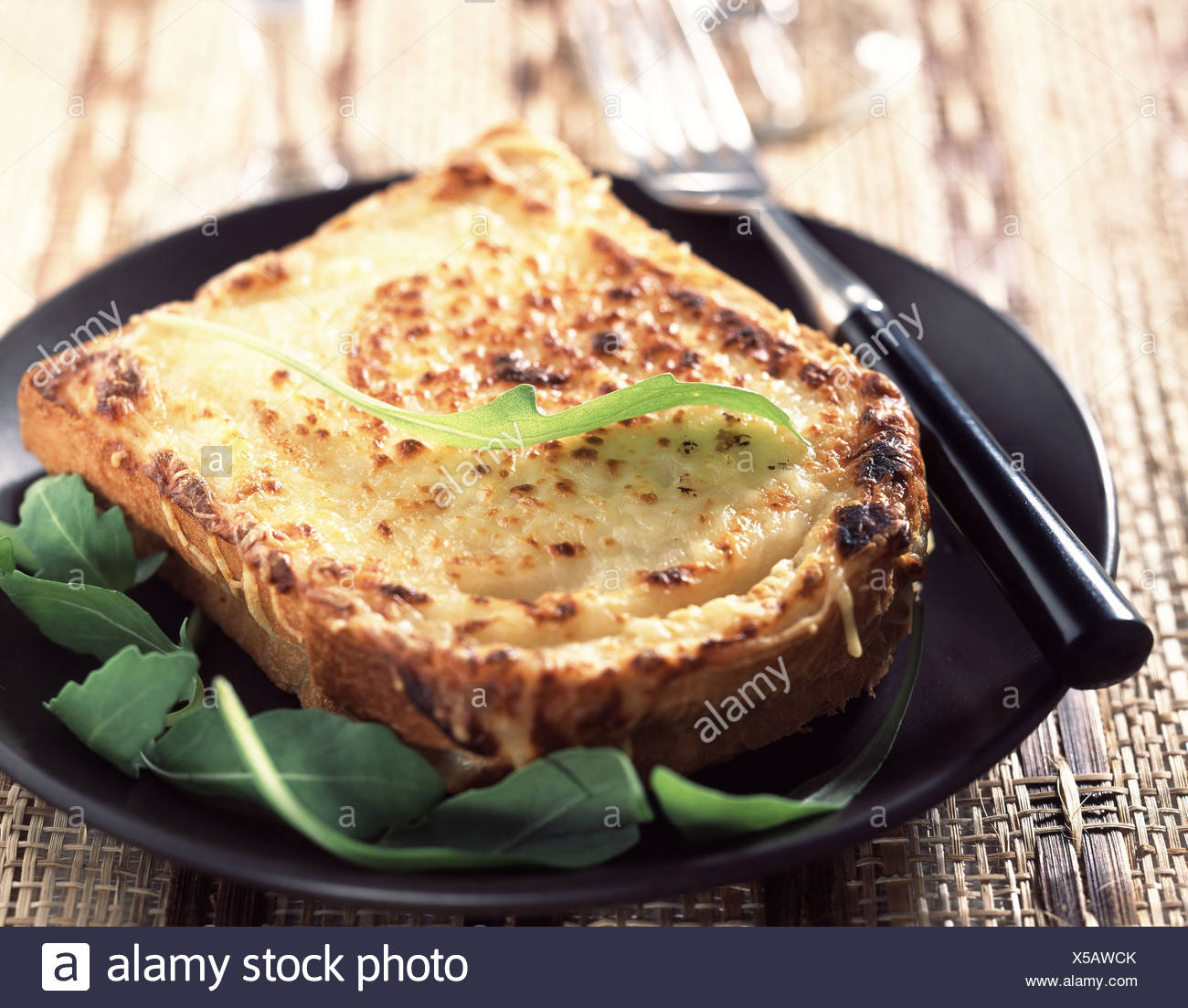 Croque Monsieur Toasted Sandwich Stock Photo 278678643 Alamy