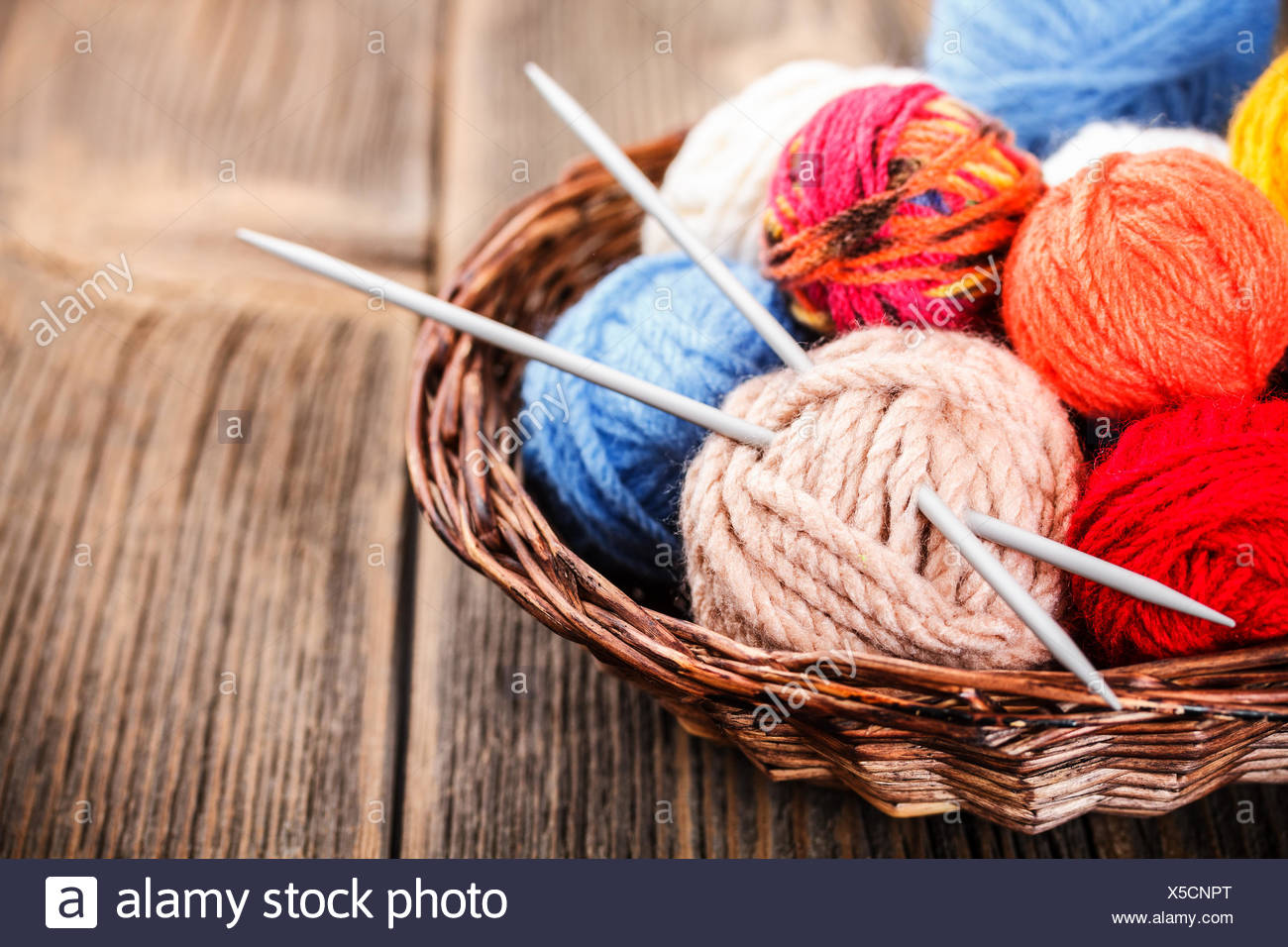 knitting yarn and wool