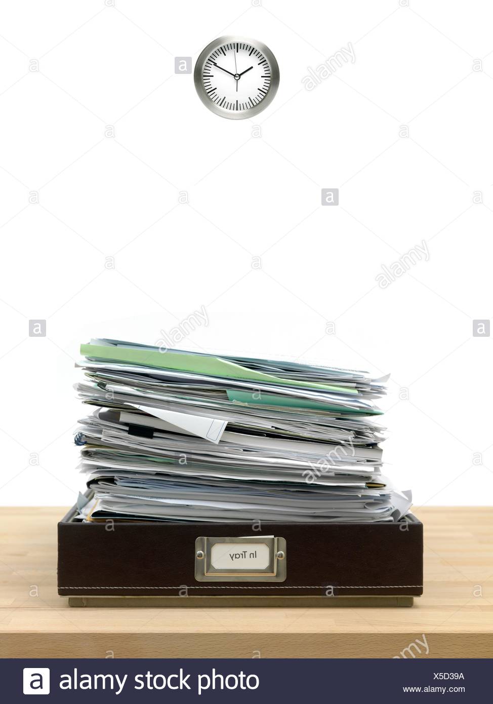 In Out Office Trays In Stock Photos & In Out Office Trays In Stock ...