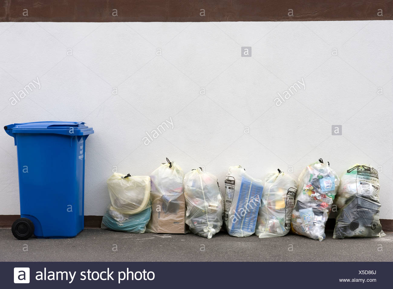 paper bag recycling bin