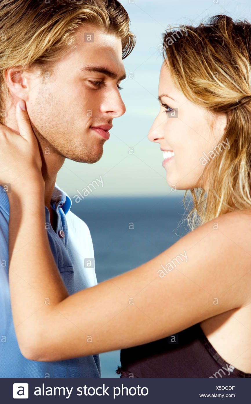 Couple Love Looking Into Eyes Stock Photos & Couple Love Looking Into
