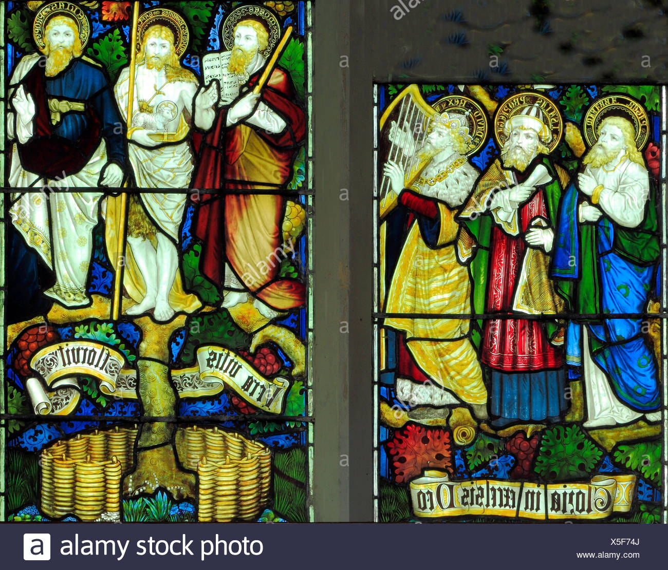Prophet Isaiah And St John The Baptist High Resolution Stock ...