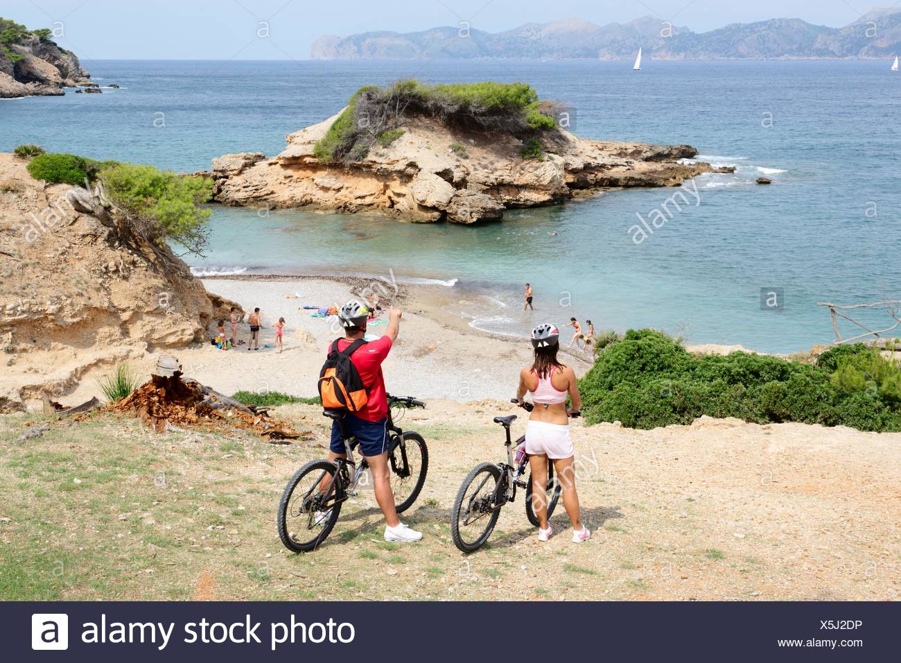 Cycling In Alcudia High Resolution Stock Photography and Images Alamy