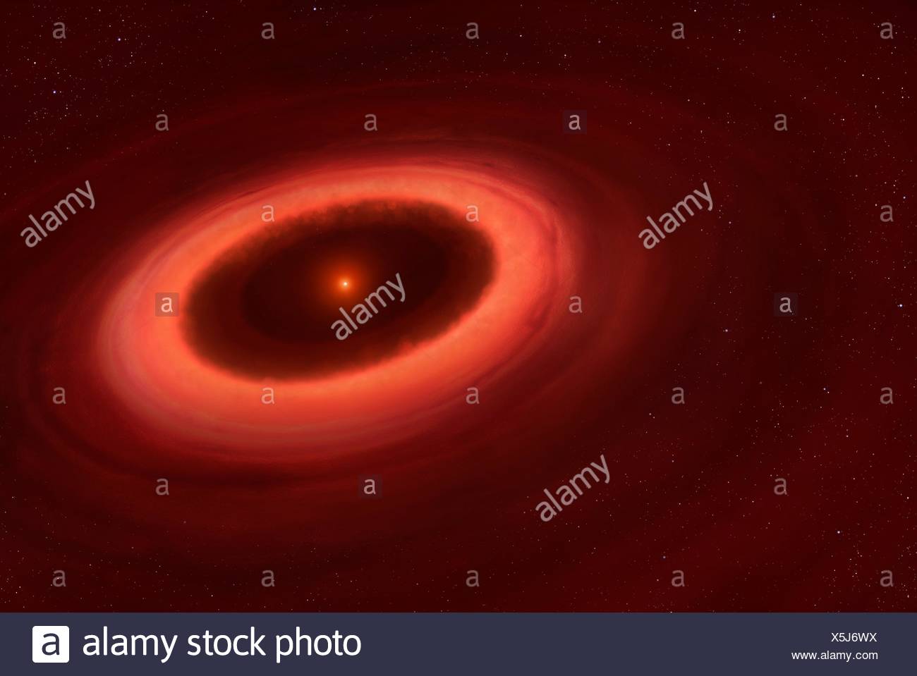 Disc Around Proxima Centauriillustrationthe Closest Star