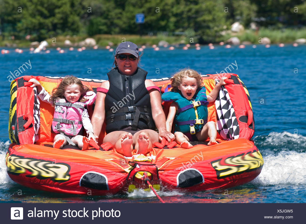 Two Girls On A Float High Resolution Stock Photography and Images - Alamy