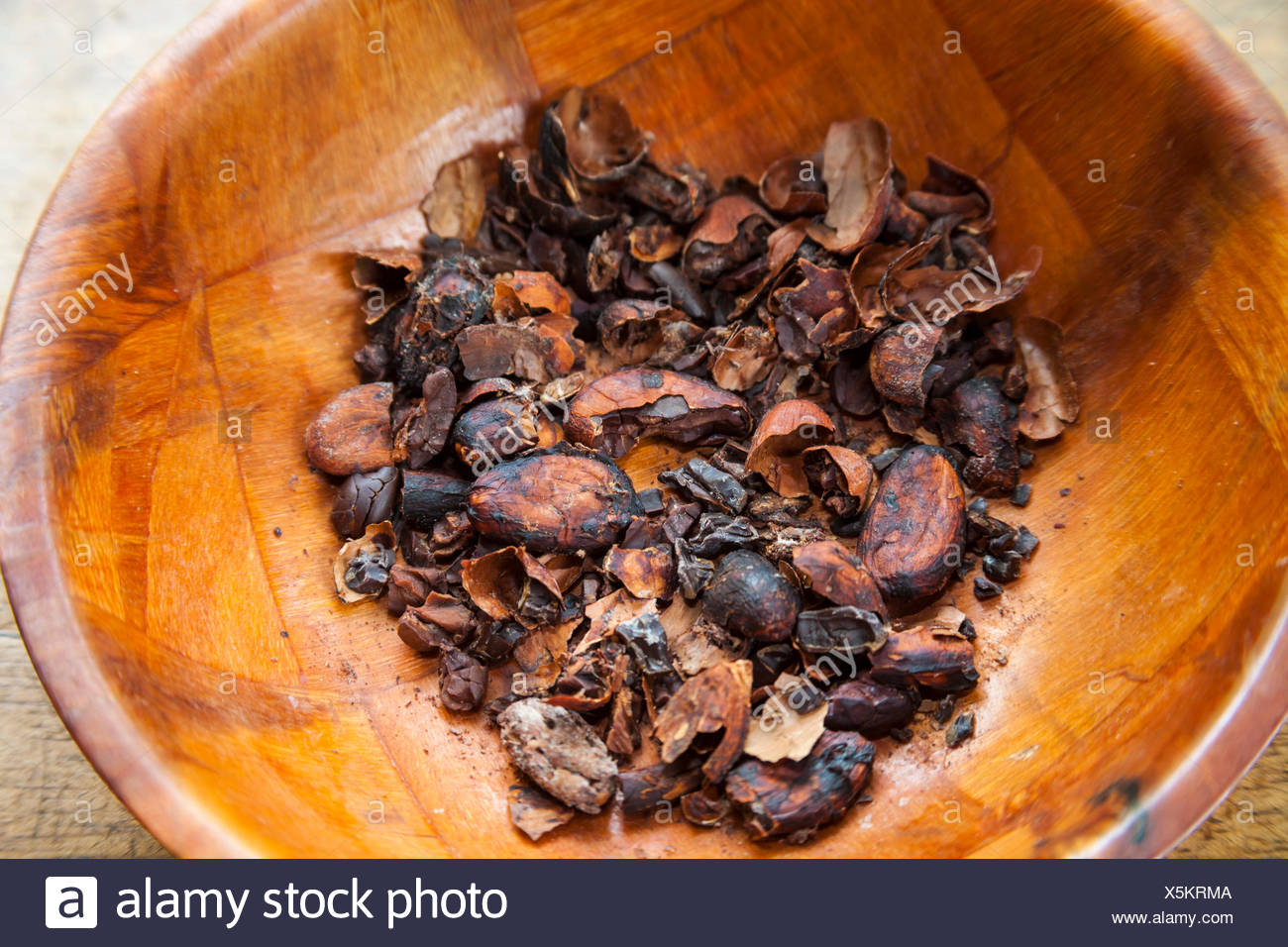 Roasted Cocoa Beans Maison Du Cacao Pointe Noire Basse Terre Guadeloupe France Stock Photo Alamy