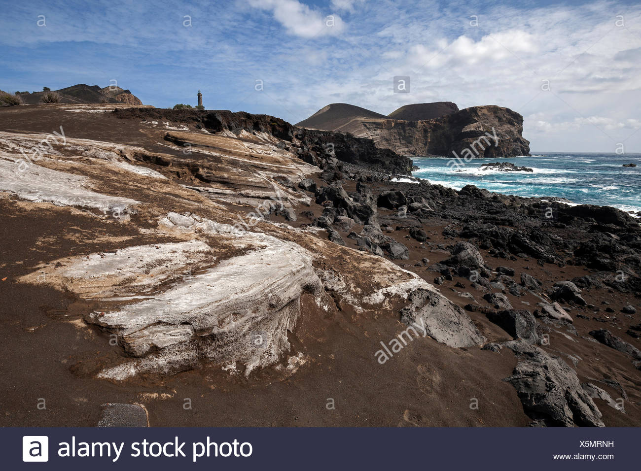 Volcanic Landscape Vulcao Dos Capelinhos Ponta Dos Capelinhos Capelo Island Of Faial Azores Portugal Stock Photo Alamy