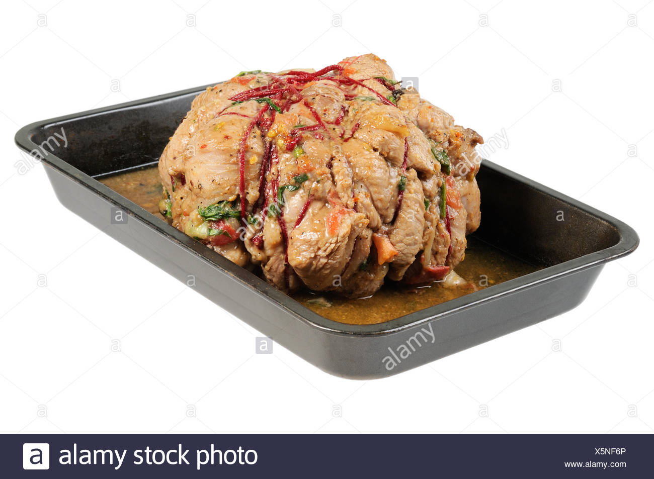 Download Baked Ham On A Tray Stock Photo Alamy Yellowimages Mockups