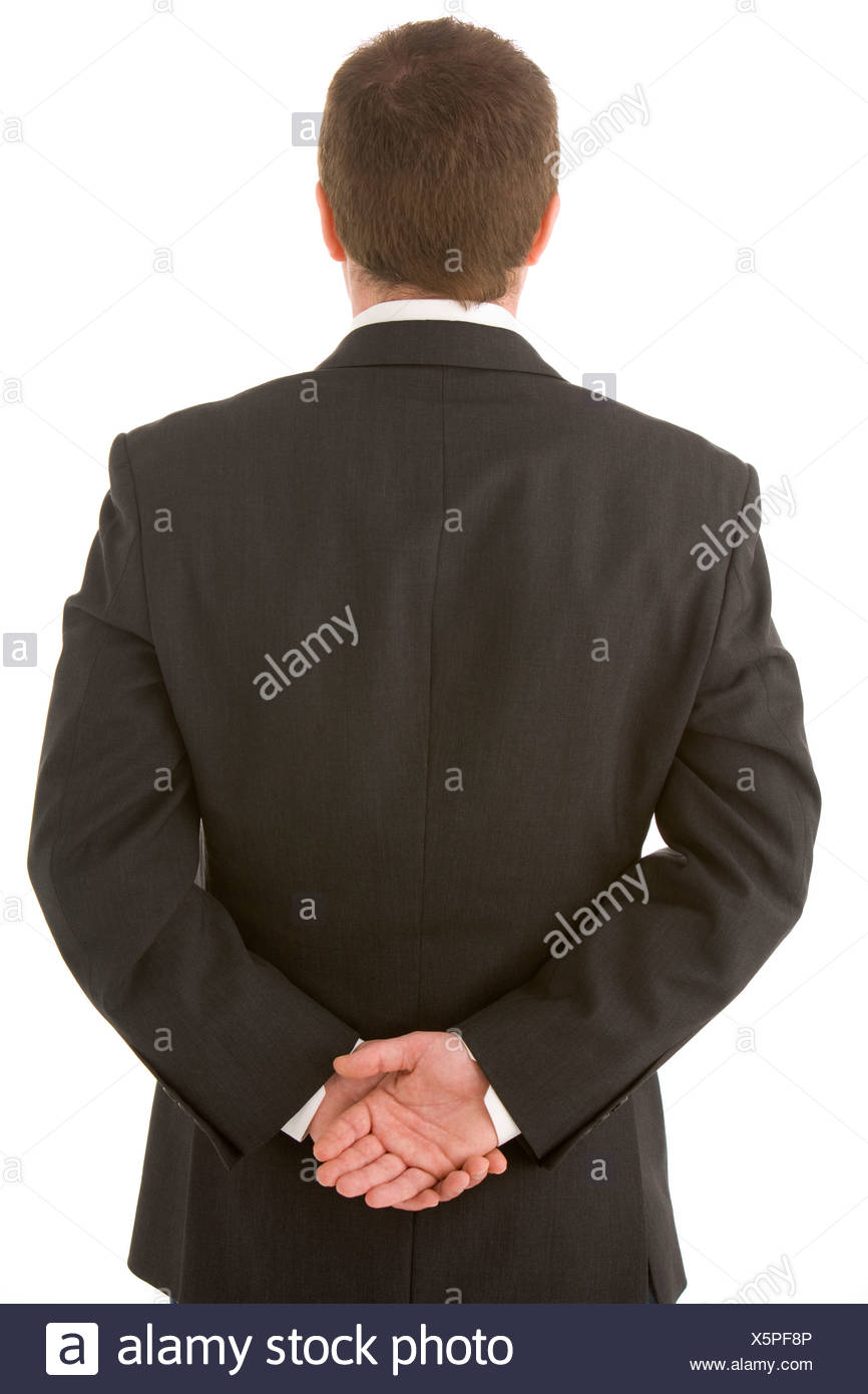 Hands Clasped Behind Back High Resolution Stock Photography and Images