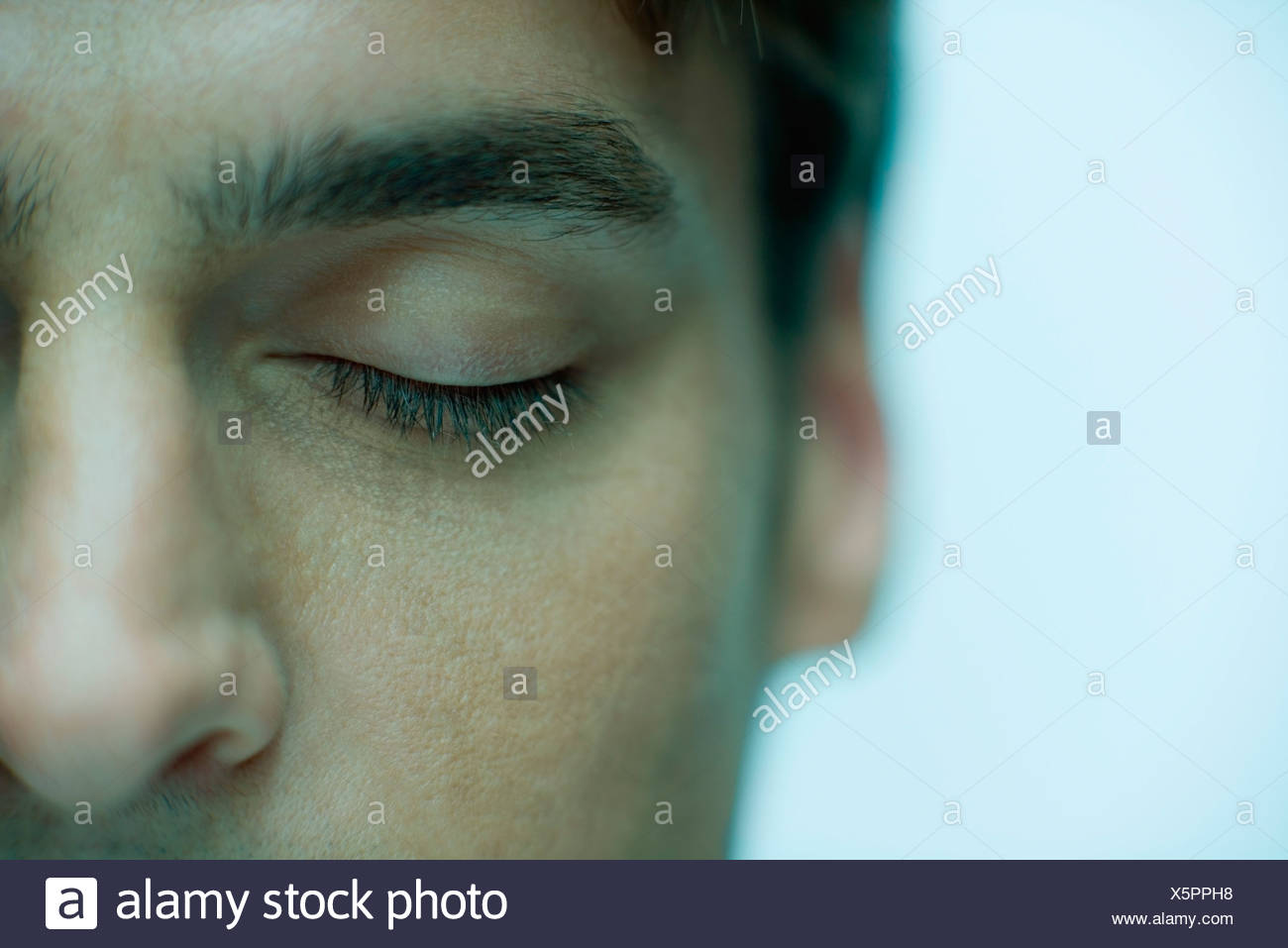 Half Closed Eyes Stock Photos & Half Closed Eyes Stock Images Alamy