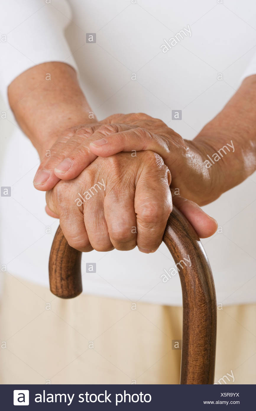 Hands On Cane High Resolution Stock Photography and Images Alamy