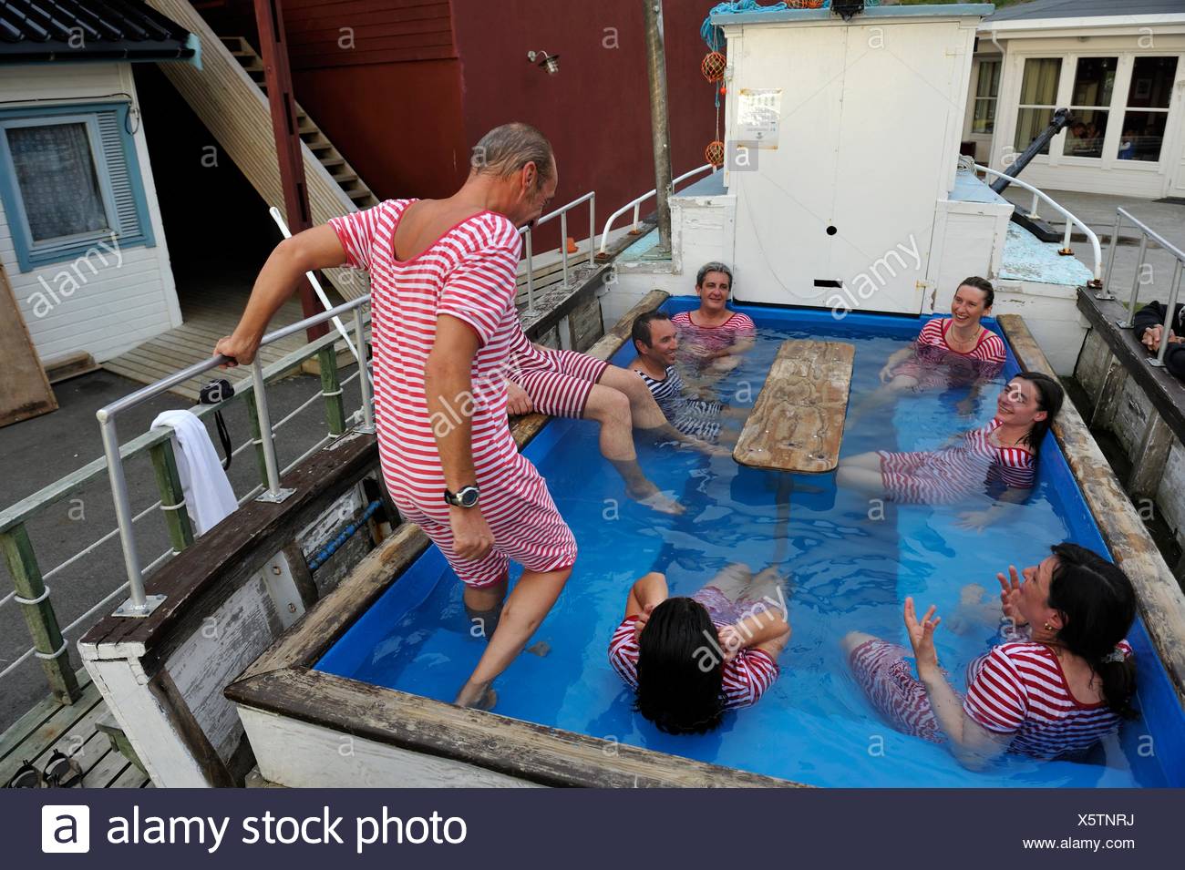 Hot Tub Old People Stock Photos & Hot Tub Old People Stock Images Alamy