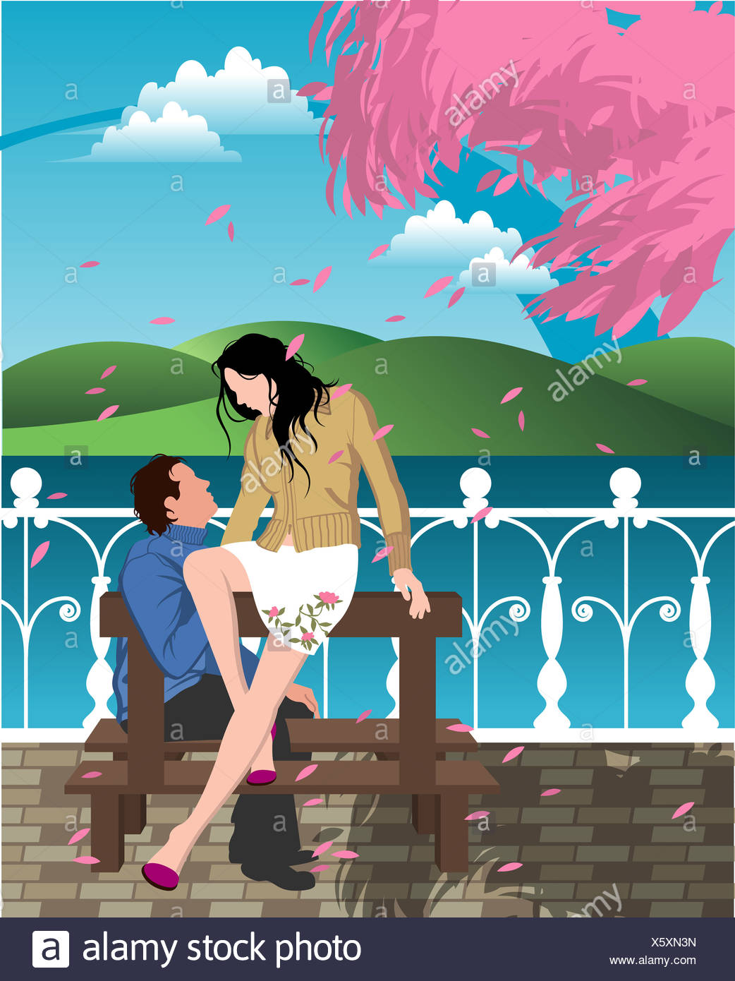 Featured image of post Anime Character Sitting On A Bench
