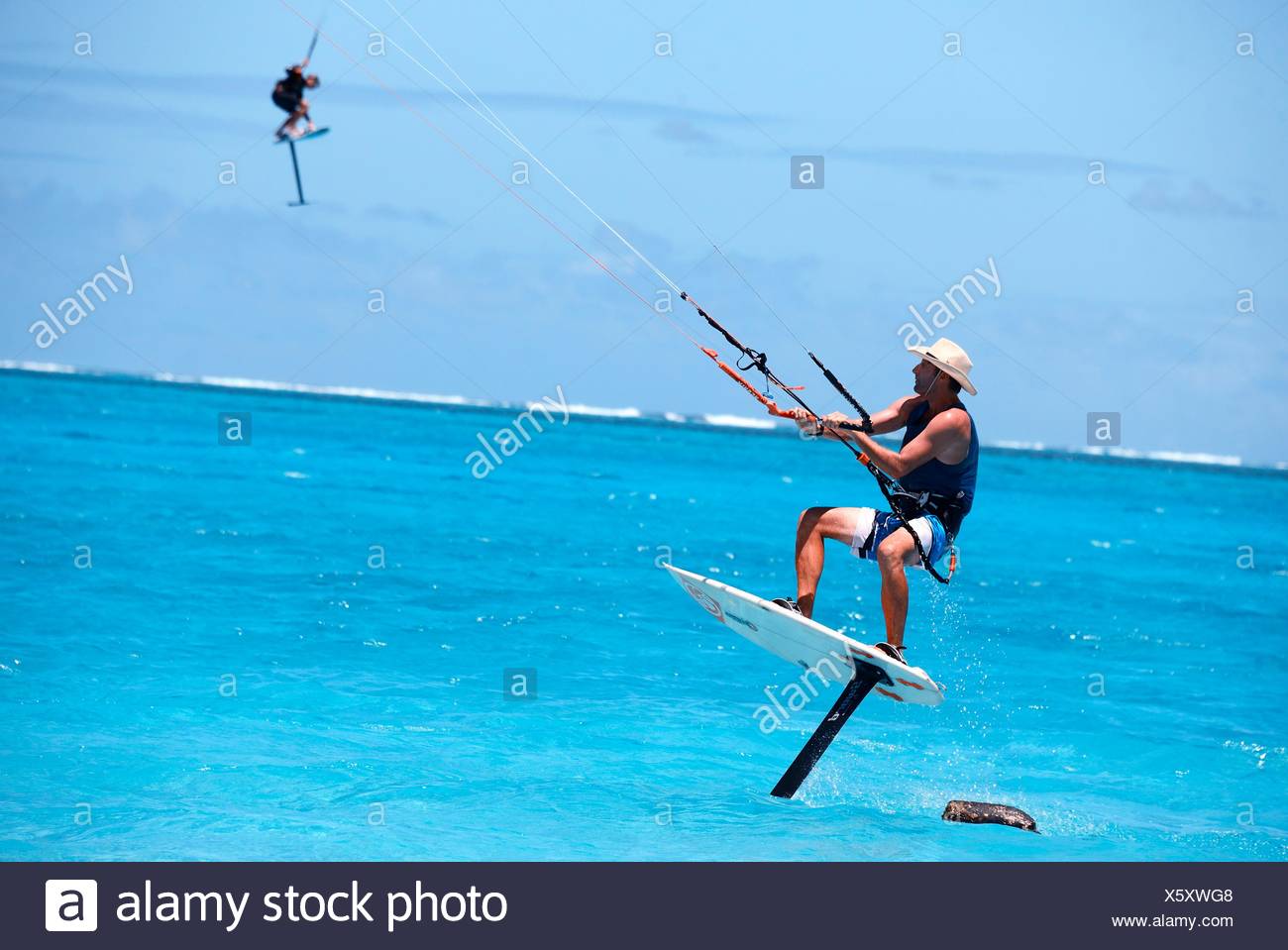 Surfers On Foilboards New Fast Surfing Sport Foil Surfers On Foilboards New Fast Surfing Sport Foil