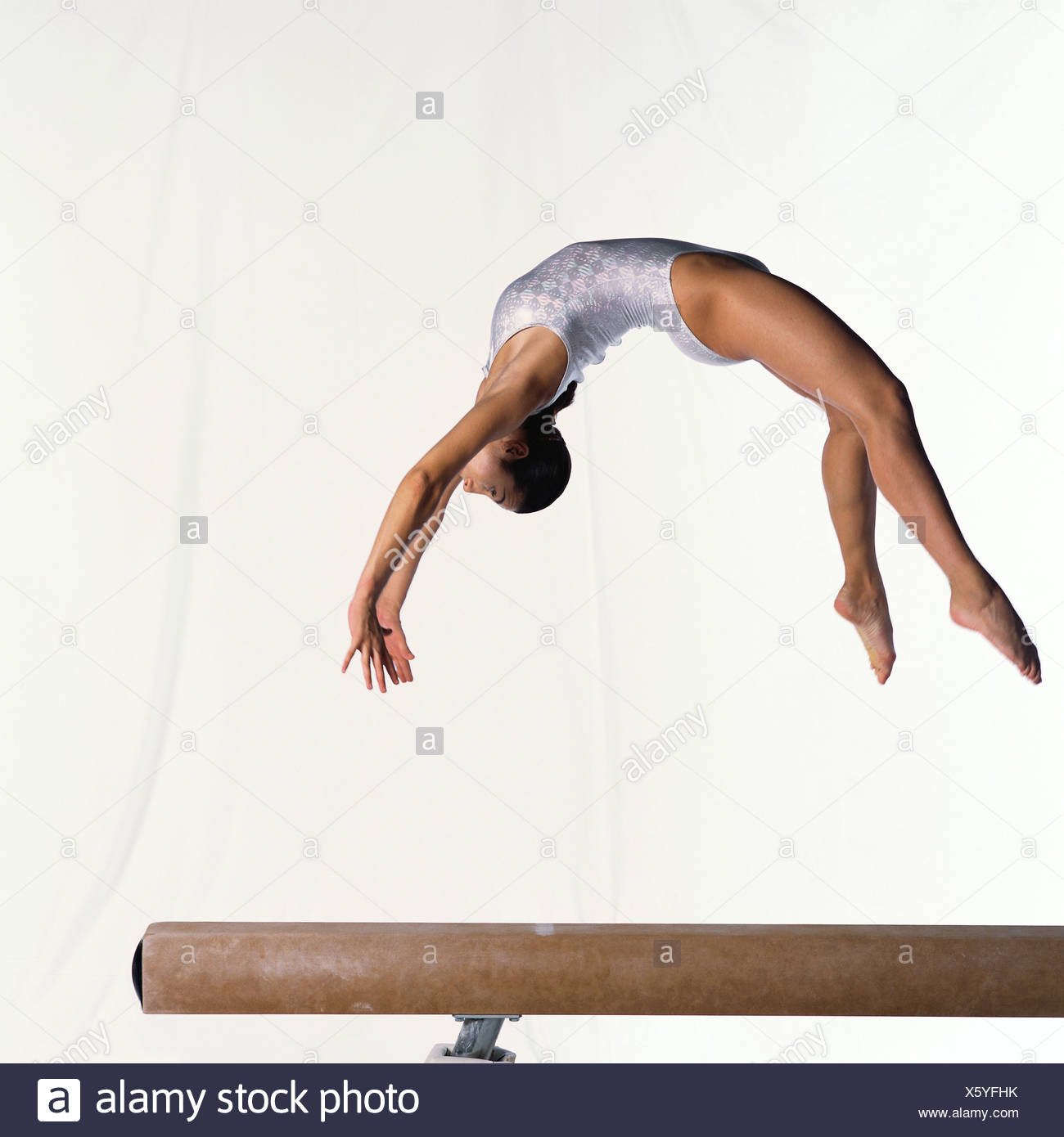 Gymnastics Balance Beam Stock Photos & Gymnastics Balance Beam Stock