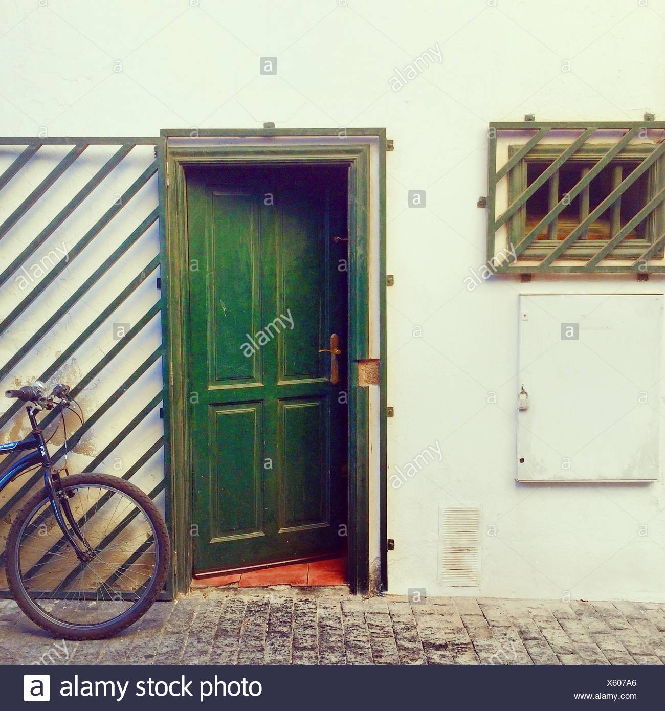 Half Open Door Stock Photo 279059598 Alamy