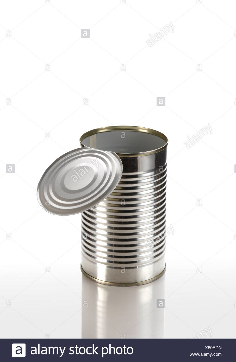 Download Empty Tin Can With An Open Lid Stock Photo Alamy PSD Mockup Templates