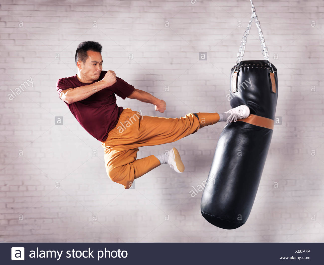Kung Fu Jump High Resolution Stock Photography and Images - Alamy