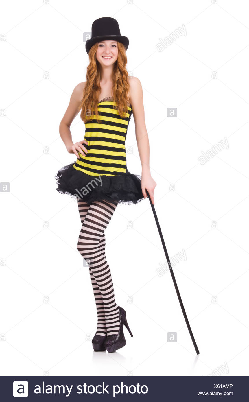 yellow black and white striped dress