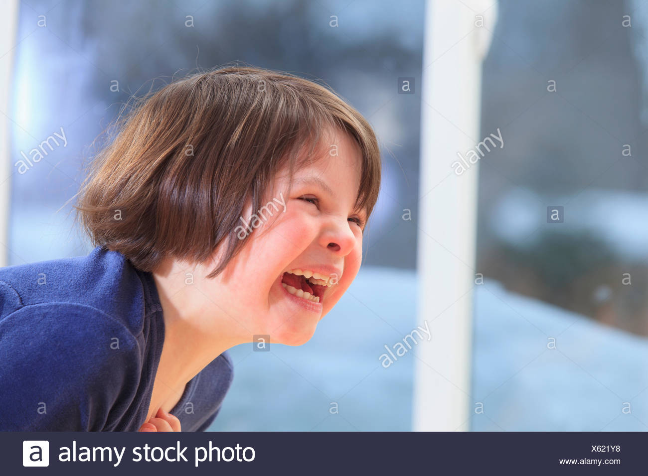 Down Syndrome Girl Laughing High Resolution Stock Photography And Images Alamy