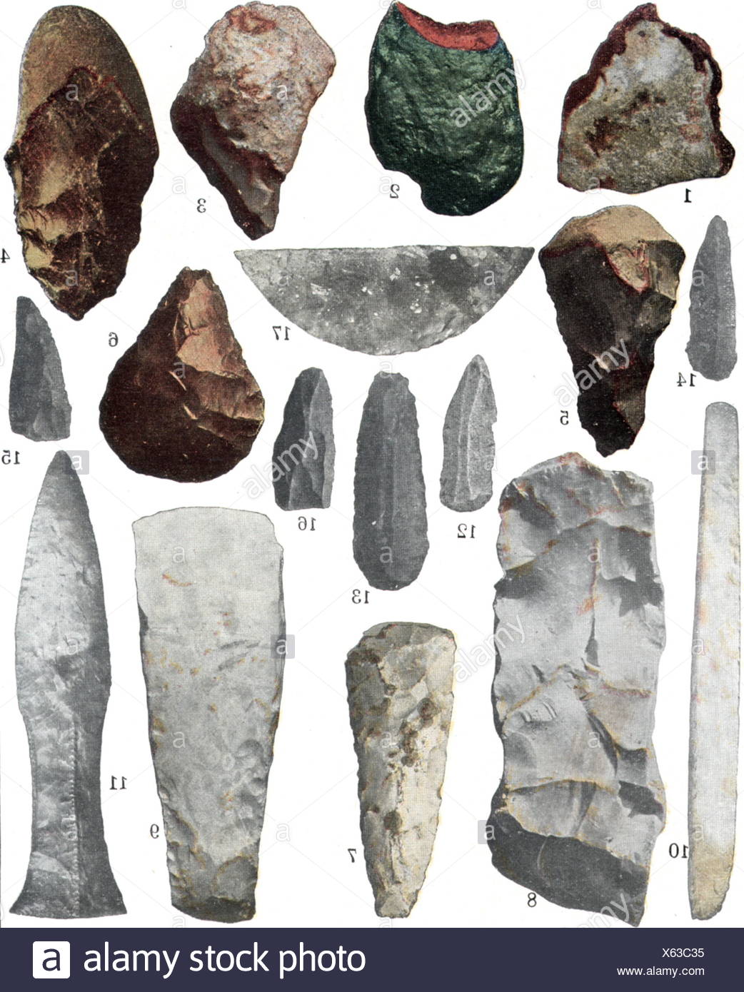 Stone Age Stone Tools Stock Photos & Stone Age Stone Tools Stock Images ...