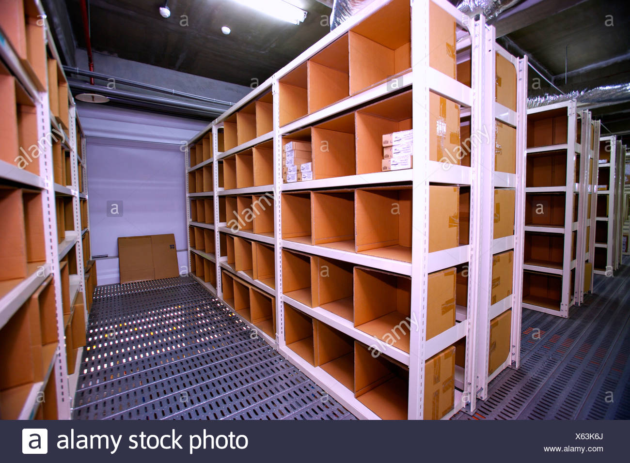Empty Warehouse Shelves Stock Photos & Empty Warehouse Shelves Stock
