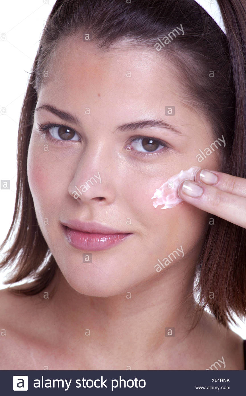 Female Shoulder Length Brunette Hair Off Face Held Back White Hair