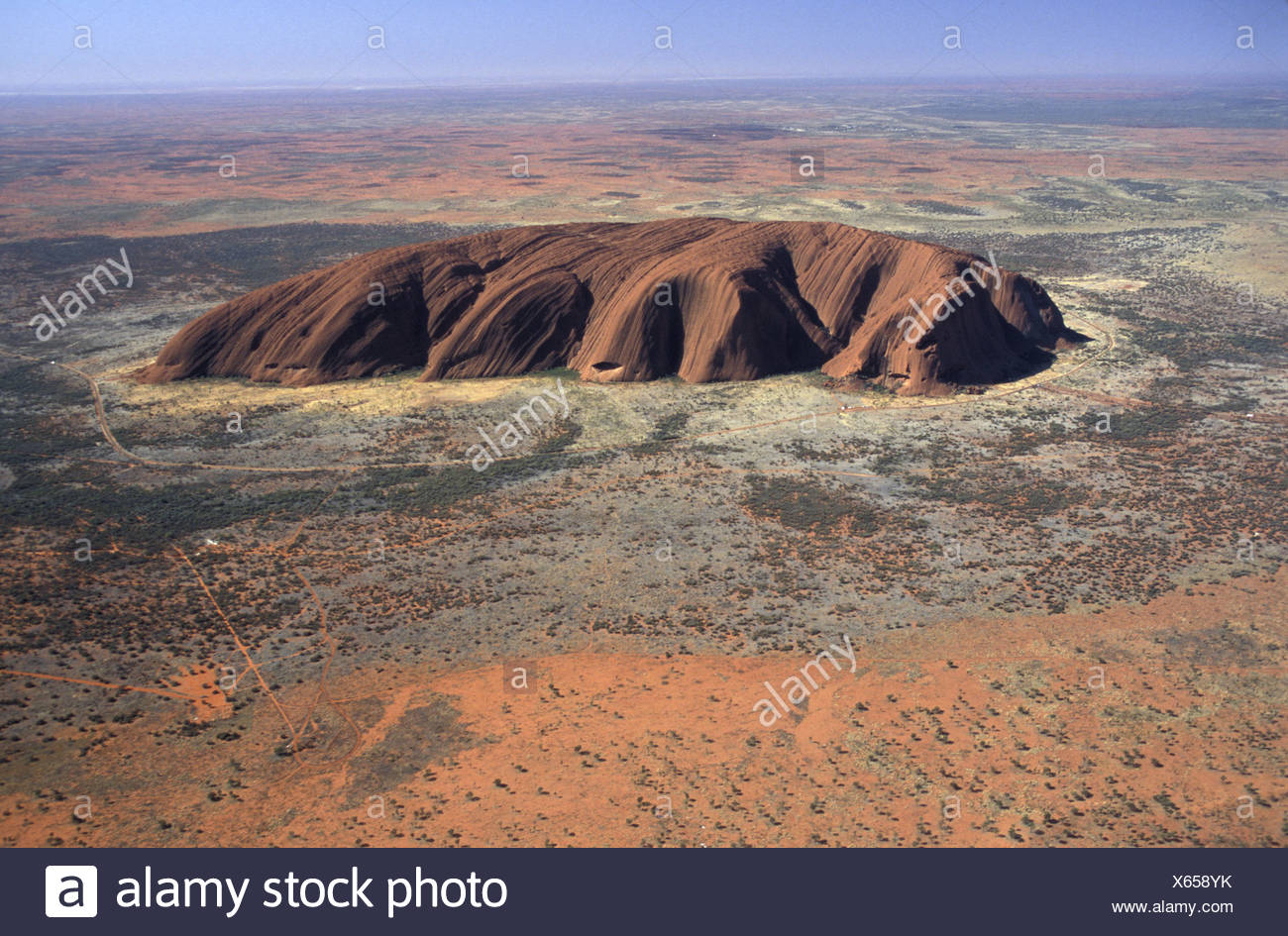 Ayers Rock Aerial View Stock Photos & Ayers Rock Aerial View Stock ...