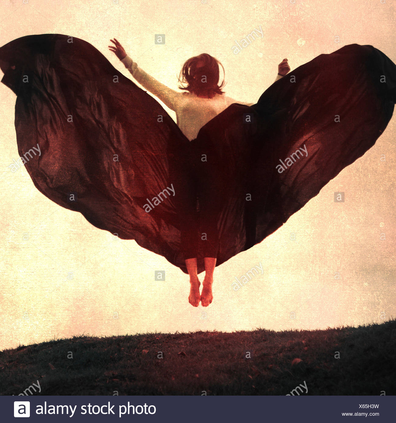 Flying Skirt High Resolution Stock Photography and Images - Alamy