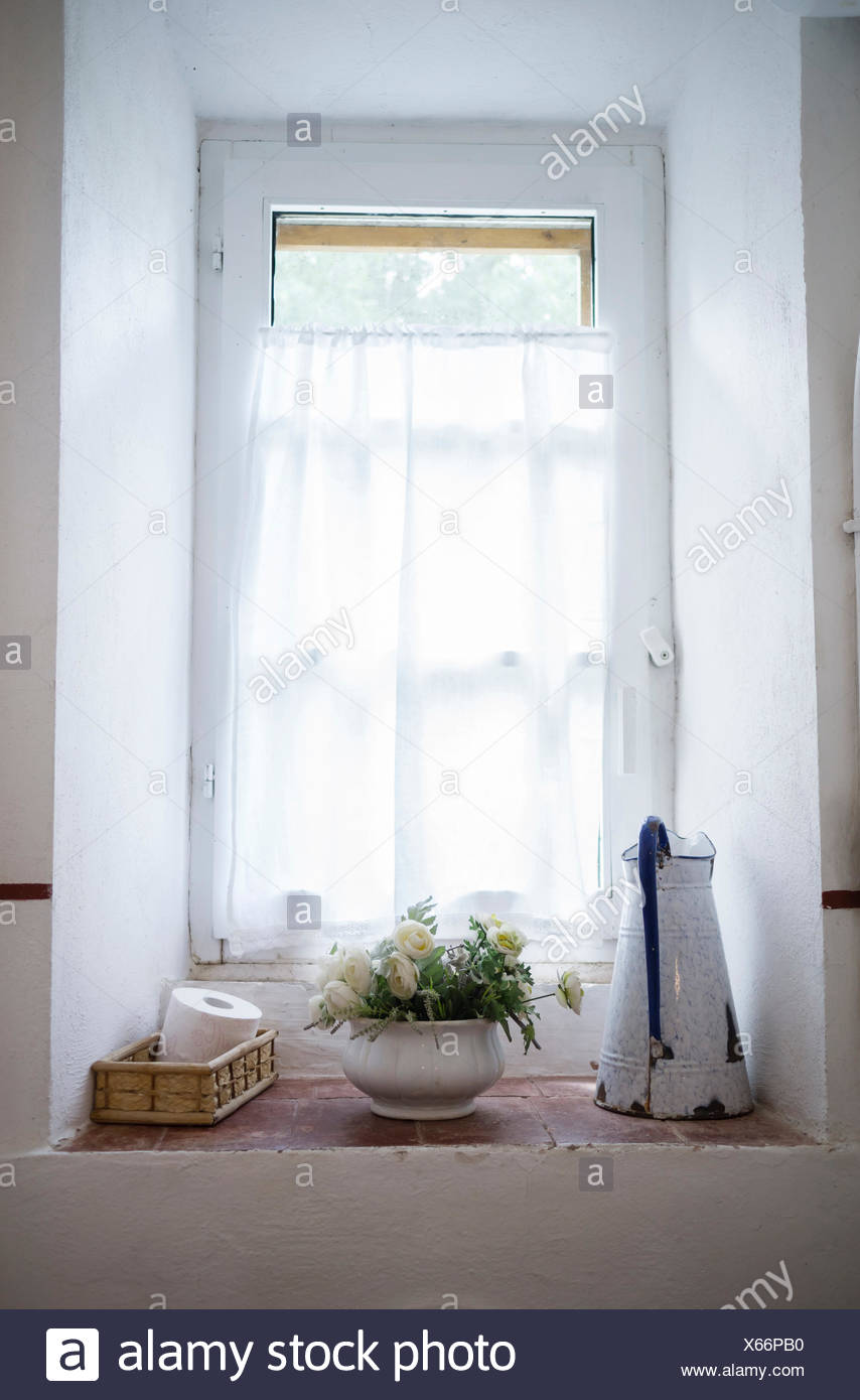 Window Sill Decoration Utensils In Stock Photos Window Sill